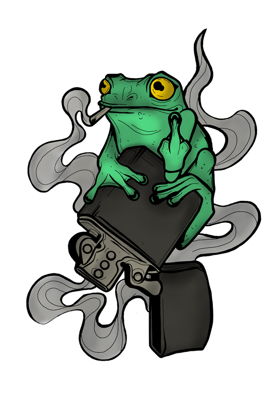 Smoking Toad/Hoodie